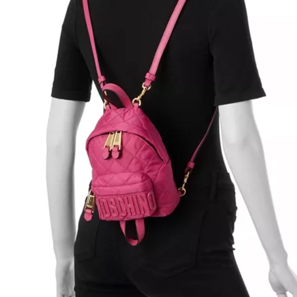 Moschino Quilted Nylon Mini Backpack - Picture 7 of 7